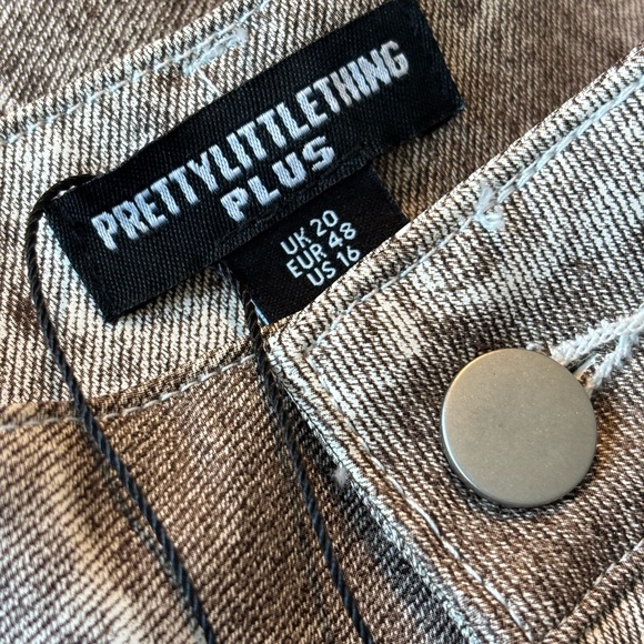 PrettyLittleThing Earthy Tie-Dye Cargo Pants - Picture 2 of 10